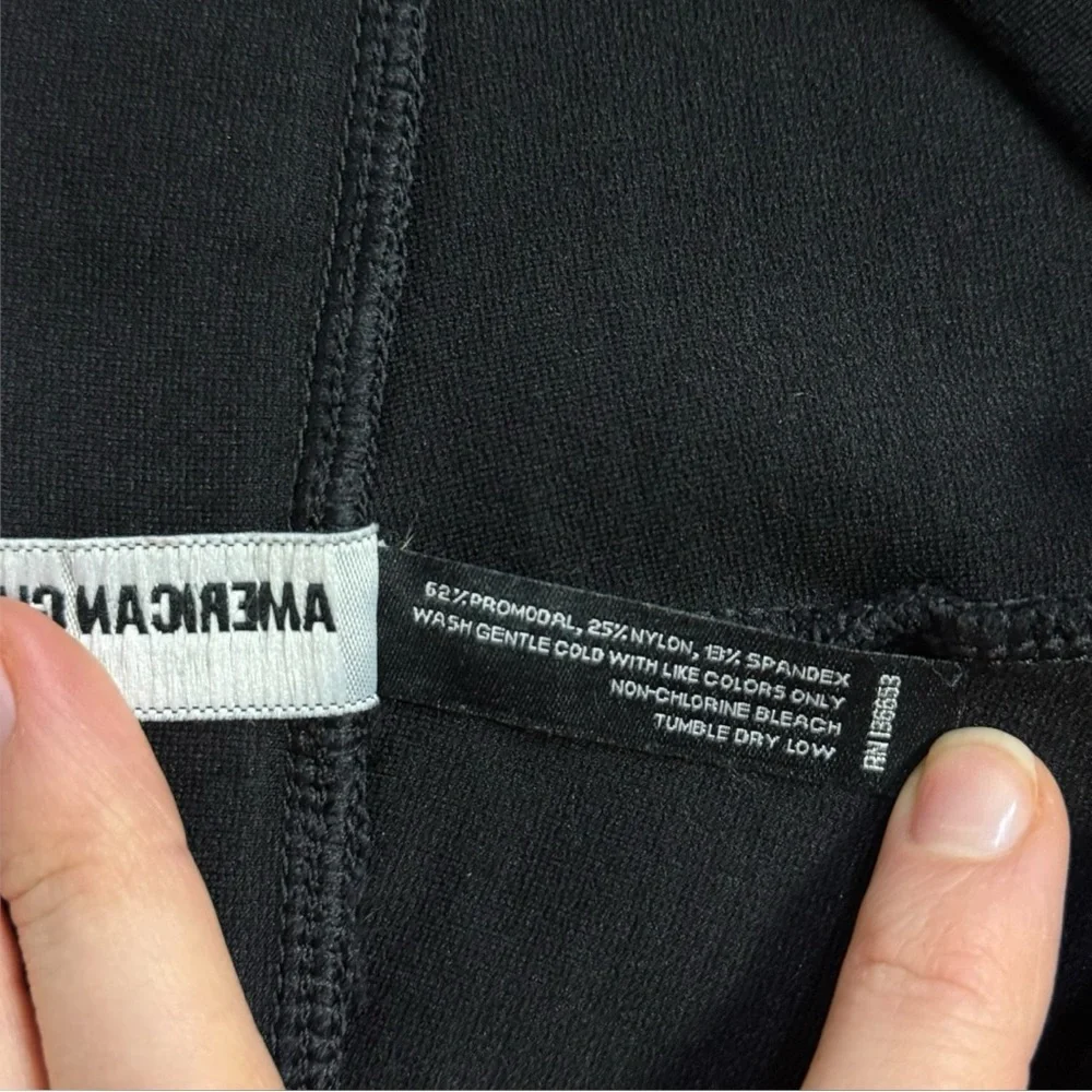 AMERICAN Giant Ponte Leggings Sz 8‎ Black